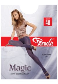 Pamela - Delikatnie kryjące rajstopy MAGIC 40 DEN. Materiał: poliamid, włókno, elastan, bawełna