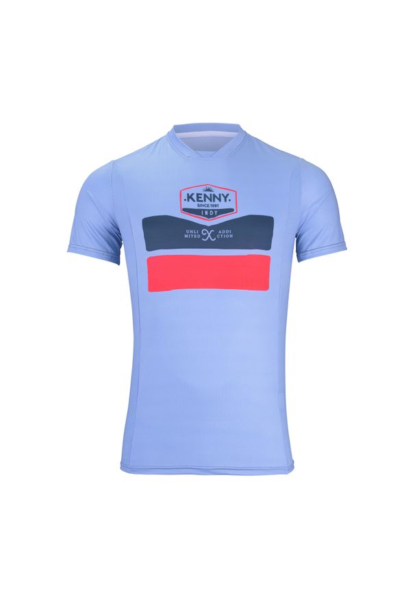 KENNY - Koszulka Kenny Indy. Kolor: niebieski. Materiał: materiał. Sport: kolarstwo