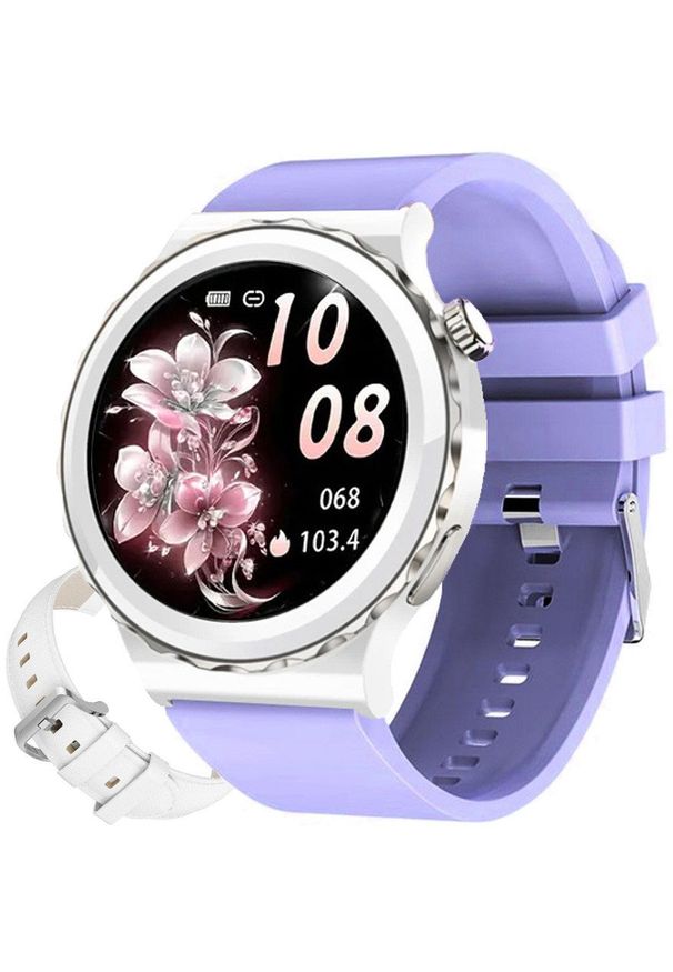 Zegarek damski SMARTWATCH Rubicon RNCE92 z dwoma paskami. Rodzaj zegarka: smartwatch