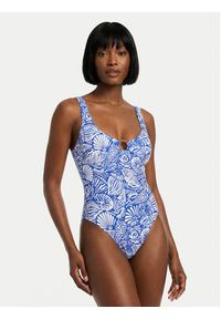 Seafolly Strój kąpielowy C Shells 11183-328 Niebieski. Kolor: niebieski. Materiał: syntetyk #3