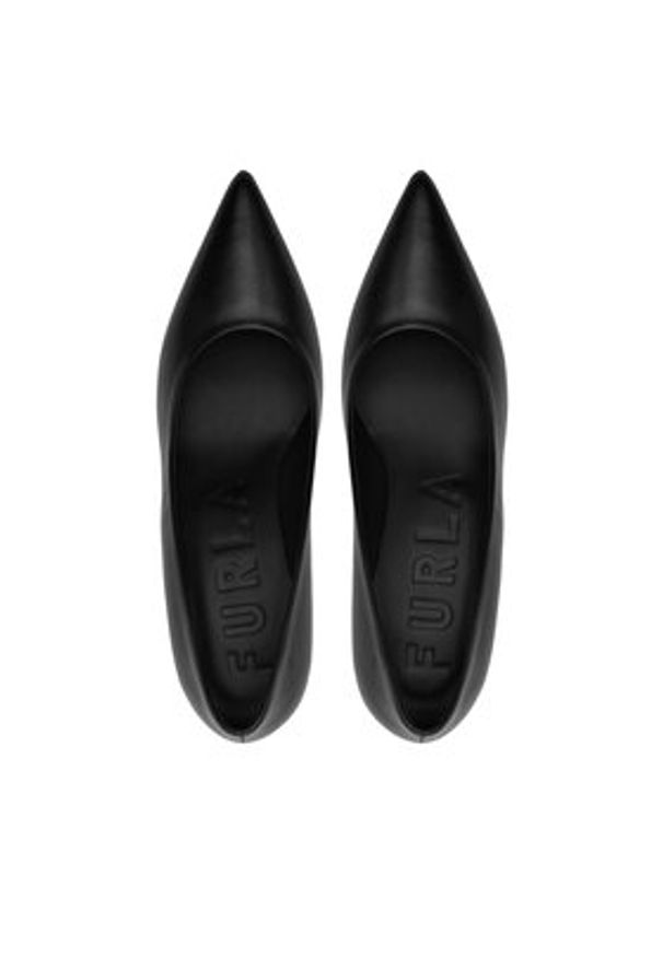 Furla Szpilki Essential Decollete T.60 YJ69FSN X30000 AL O6000 Czarny. Kolor: czarny. Materiał: skóra. Obcas: na szpilce