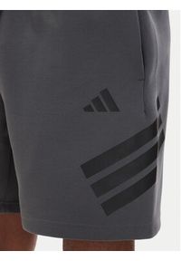 Adidas - adidas Szorty sportowe Future Icons 3-Stripes KD5241 Szary Regular Fit. Kolor: szary. Materiał: bawełna. Styl: sportowy #5