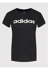 Adidas - adidas T-Shirt Loungewear Essentials Logo GL0769 Czarny Slim Fit. Kolor: czarny. Materiał: bawełna #5