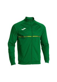 Bluza do biegania męska Joma Record III Full Zip. Kolor: zielony
