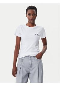 Calvin Klein Jeans Komplet 2 t-shirtów J20J219734 Kolorowy Slim Fit. Materiał: bawełna. Wzór: kolorowy #9