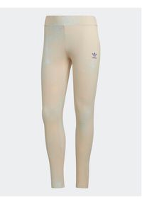 Adidas - adidas Legginsy HL6618 Kolorowy Slim Fit. Materiał: bawełna. Wzór: kolorowy #5