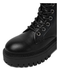 DeeZee Trzewiki CEO-HY66880002-1 Czarny. Kolor: czarny. Materiał: materiał, skóra #6
