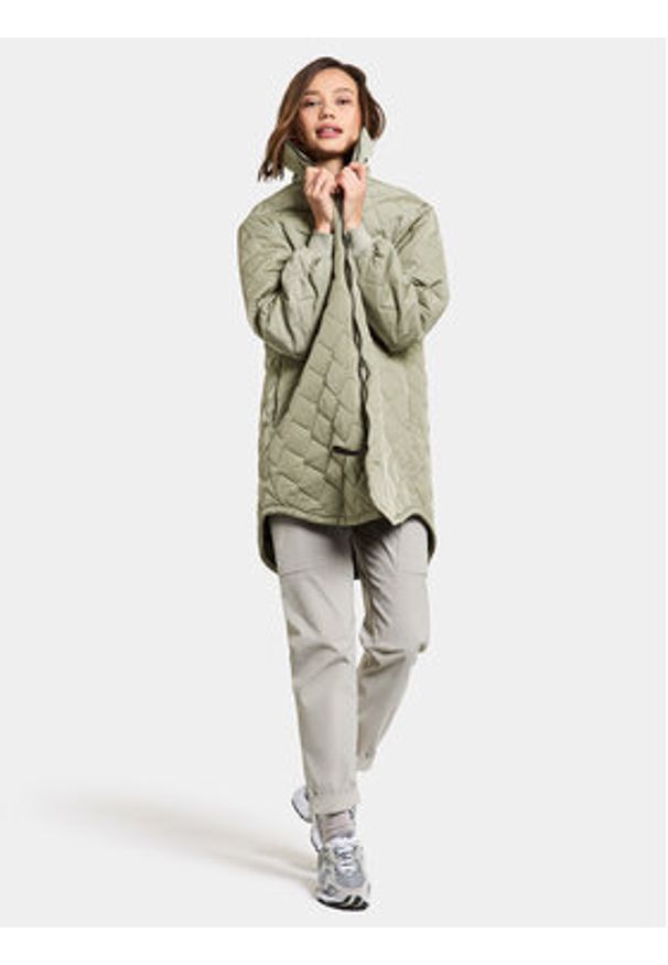 Didriksons Płaszcz zimowy Gabbi 505048 Zielony Regular Fit. Kolor: zielony. Materiał: syntetyk. Sezon: zima