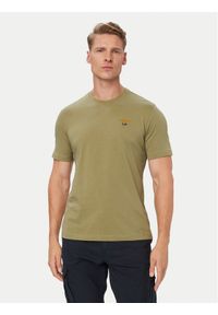 Aeronautica Militare T-Shirt 262TS1580UJ00372 Zielony Regular Fit. Kolor: zielony. Materiał: bawełna #1