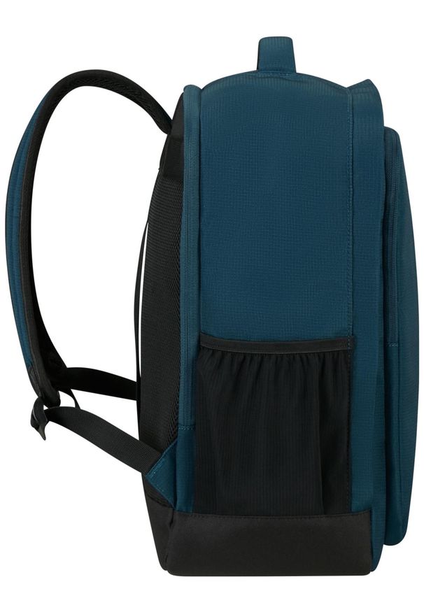 AMERICAN TOURISTER - Plecak American Tourister Take2Cabin M niebieski. Kolor: niebieski. Materiał: materiał. Styl: elegancki, biznesowy, casual