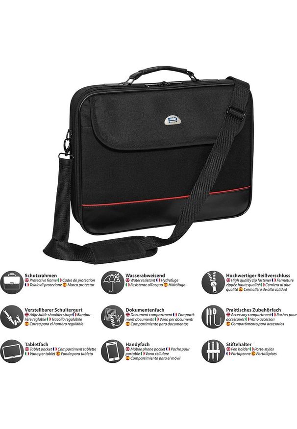 Torba Pedea PEDEA Laptop Starterset Trendline 33,8cm (13,3"), schwarz