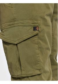 Alpha Industries Joggery Twill 116202 Zielony Regular Fit. Kolor: zielony. Materiał: bawełna #3