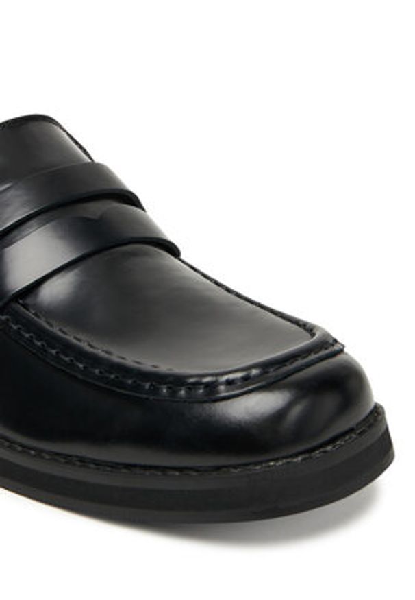 Guess Mokasyny FMTART ELE14 Czarny. Kolor: czarny. Materiał: skóra