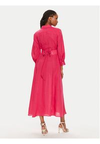 Marella Sukienka letnia Estasi 2413221094 Różowy Regular Fit. Kolor: różowy. Materiał: len. Sezon: lato #5