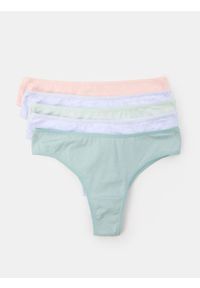 Sinsay - Majtki brazyliany 5 pack - wielobarwny