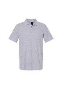 GILDAN - Koszulka Polo Dla Dorosłych Unisex Softstyle Pique. Typ kołnierza: polo. Kolor: szary