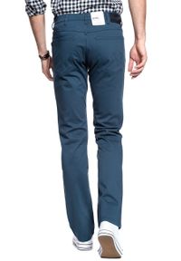Wrangler - WRANGLER SPODNIE MĘSKIE ARIZONA OXFORD BLUE W12OA1072 112126282. Materiał: materiał