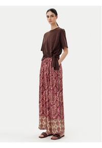 ViCOLO T-Shirt UD0043 Brązowy Regular Fit. Kolor: brązowy. Materiał: bawełna #4