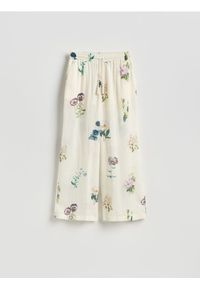 Reserved - Spodnie z lyocellem - wielobarwny. Materiał: tkanina #1