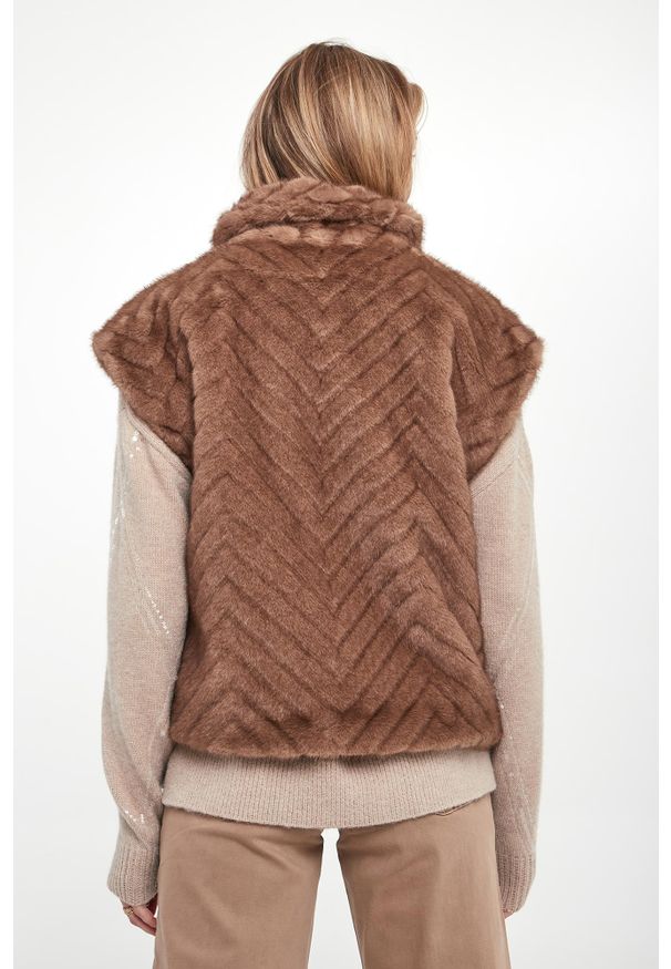 Joseph Ribkoff - Kamizelka damska futrzana JOSEPH RIBKOFF. Materiał: futro