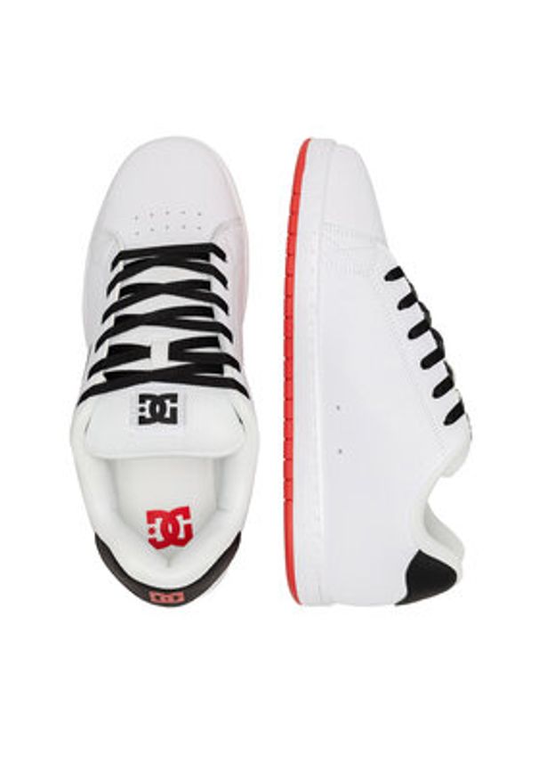 DC Sneakersy GAVELER DC01704270 Biały. Kolor: biały. Materiał: skóra