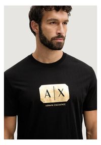 Armani Exchange T-Shirt XM002826 AF12308 UC001 Czarny Regular Fit. Kolor: czarny. Materiał: bawełna #3