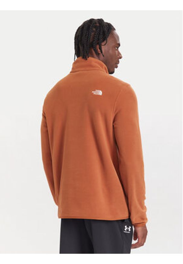 The North Face Polar Glacier NF0A8D0Q Pomarańczowy Regular Fit. Kolor: pomarańczowy. Materiał: syntetyk