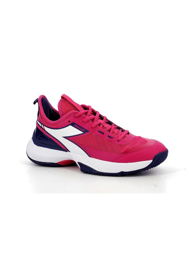 Buty tenisowe damskie Diadora Finale clay. Kolor: biały, niebieski, różowy, wielokolorowy. Sport: tenis