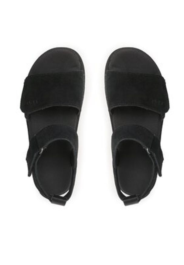 Ugg Sandały W Goldenstar Sandals 1136783 Czarny. Kolor: czarny. Materiał: skóra, zamsz