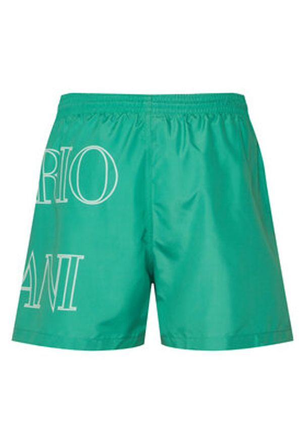 Emporio Armani Szorty kąpielowe EM000583 AF20434 U7308 Zielony Regular Fit. Kolor: zielony. Materiał: syntetyk