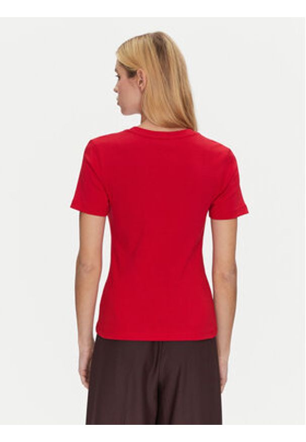 TOMMY HILFIGER - Tommy Hilfiger T-Shirt New Cody WW0WW40587 Czerwony Slim Fit. Kolor: czerwony. Materiał: bawełna