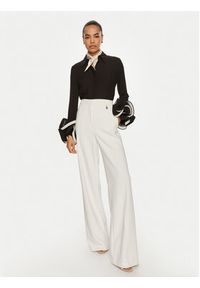 Elisabetta Franchi Koszula CA-T9-647E2-V490 Czarny Regular Fit. Kolor: czarny. Materiał: wiskoza #6