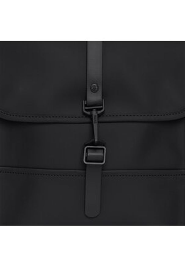 Rains Plecak Backpack Micro W3 13010 Czarny. Kolor: czarny. Materiał: materiał