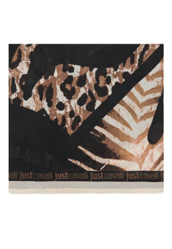 Just Cavalli Chusta 80RA2H04 ZG322 Beżowy. Kolor: beżowy