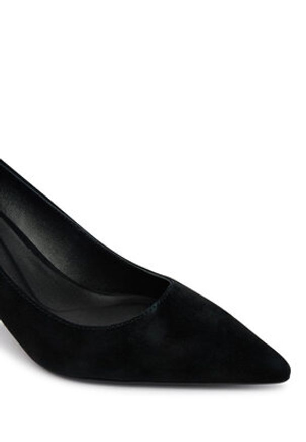 BOSS Szpilki Gracey 50557675 Czarny. Kolor: czarny. Materiał: skóra. Obcas: na szpilce