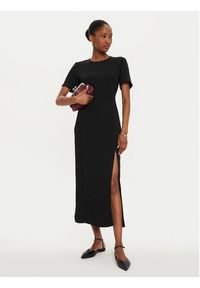 Marella Sukienka codzienna Patto 2423226123 Czarny Regular Fit. Okazja: na co dzień. Kolor: czarny. Materiał: syntetyk. Typ sukienki: proste. Styl: casual #4