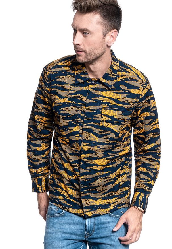 Lee - KOSZULA MĘSKA LEE SEASONAL FIT WASHED BLUE L67NJILR 112116904