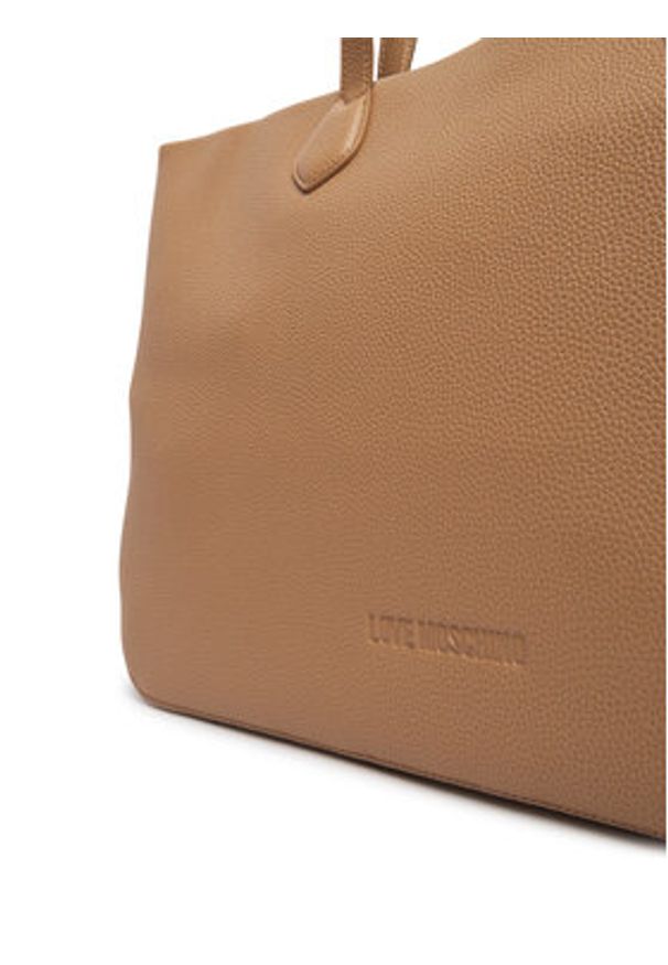 Love Moschino - LOVE MOSCHINO Torebka JC4121PP1OLT0104 Beżowy. Kolor: beżowy. Materiał: skórzane