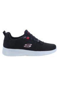 skechers - Buty na co dzień męskie SKECHERS DYNAMIGHT siateczka. Okazja: na co dzień. Kolor: czarny. Sport: fitness