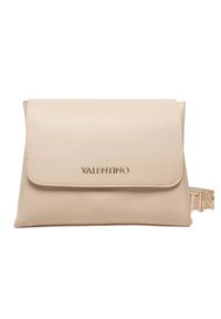 Valentino by Mario Valentino - VALENTINO Duża beżowa torebka Alexia. Kolor: beżowy. Styl: elegancki, casual, klasyczny #5