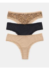 Sinsay - Stringi typu tanga 3 pack - wielobarwny