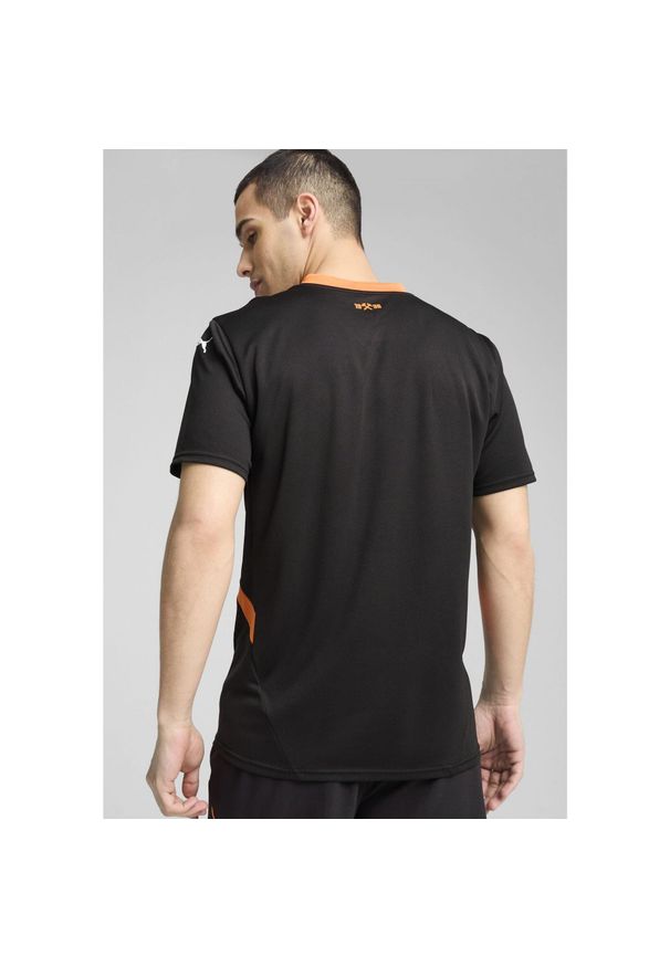 Puma - Męska koszulka wyjazdowa FC Shakhtar Donetsk 24/25 PUMA Black Rickie Orange. Kolor: żółty, wielokolorowy, pomarańczowy, czarny