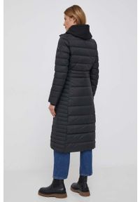 TOMMY HILFIGER - Tommy Hilfiger kurtka puchowa damska kolor czarny przejściowa. Kolor: czarny. Materiał: puch #8