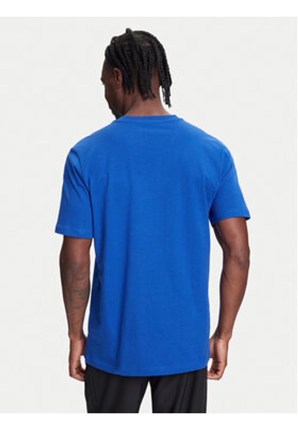 Adidas - adidas T-Shirt Pennant Trim Graphic JL9227 Niebieski Regular Fit. Kolor: niebieski. Materiał: bawełna