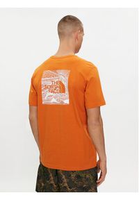 The North Face T-Shirt Redbox NF0A87NV Pomarańczowy Regular Fit. Kolor: pomarańczowy. Materiał: bawełna #5