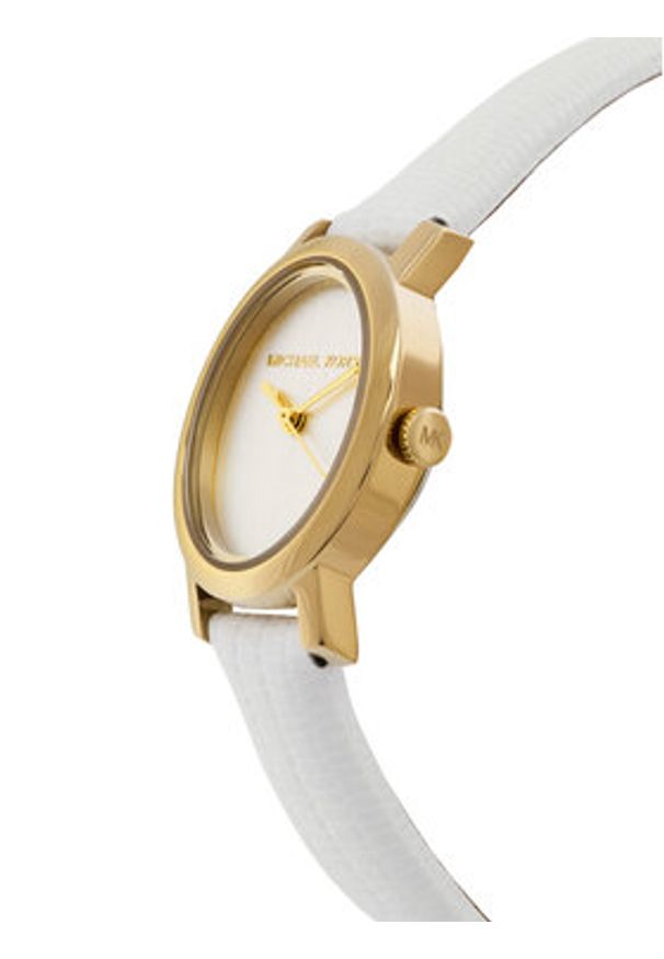 Michael Kors Zegarek Maude MK7586 Biały. Kolor: biały. Materiał: skóra