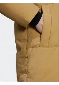 Adidas - adidas Płaszcz zimowy Big Baffle Down Coat HN9938 Beżowy Loose Fit. Kolor: beżowy. Materiał: syntetyk. Sezon: zima