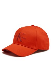 Calvin Klein Jeans Czapka z daszkiem Monogram Cap K60K610280 Czerwony. Kolor: czerwony. Materiał: materiał #1