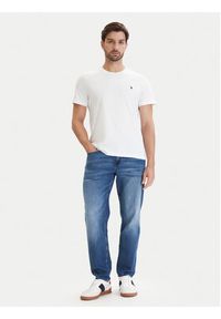 Polo Ralph Lauren T-Shirt 714844756005 Biały Regular Fit. Typ kołnierza: polo. Kolor: biały. Materiał: bawełna #5