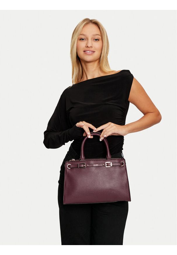 Aldo Torebka Elizabelle 13863659 Bordowy. Kolor: czerwony. Materiał: skórzane